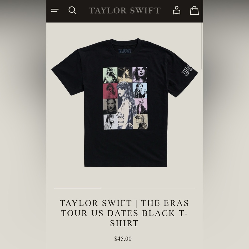 Brand new Eras Tour Tshirt; size small